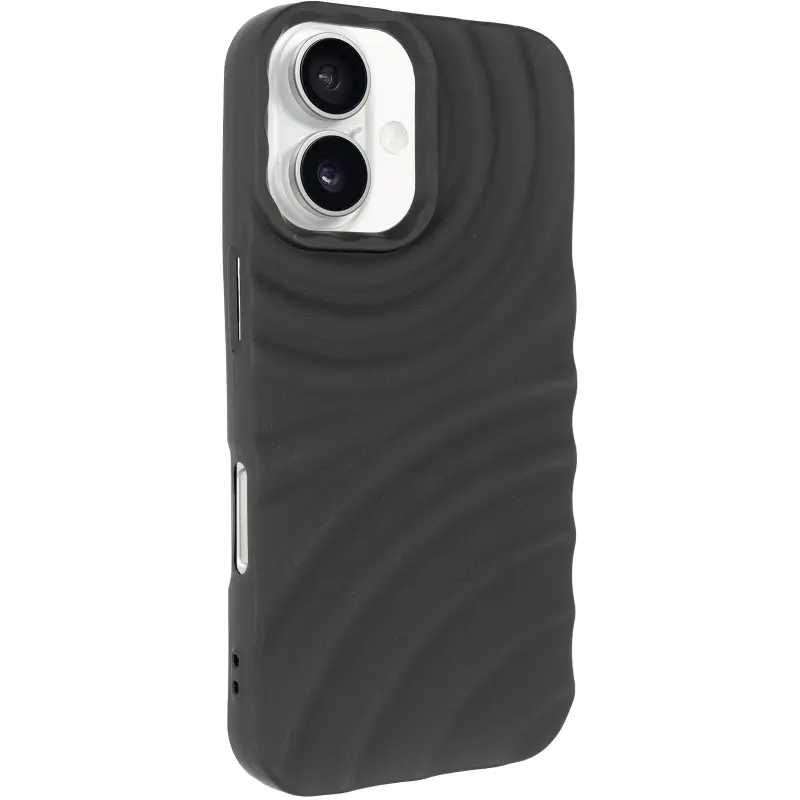 Чехол TPU MonoWave для Apple iPhone 16 (6.1"), Black, TPU, купить оптом с доставкой
