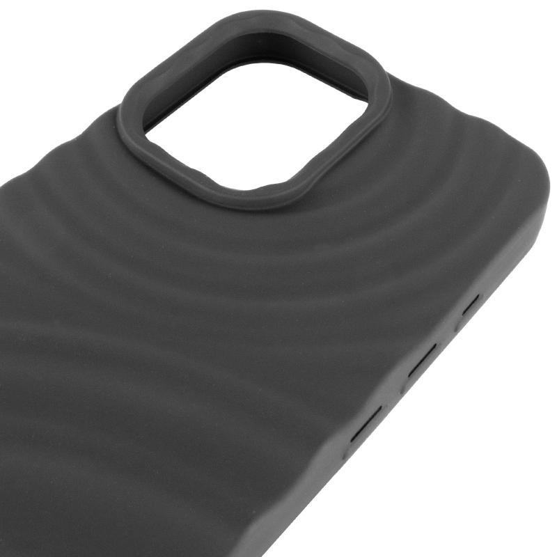 Защитный чехол TPU MonoWave для Apple iPhone 16 (6.1) | 3D волны на картинке №4