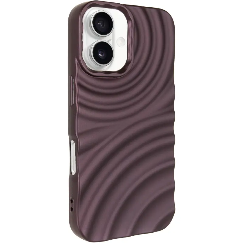Чехол TPU MonoWave для Apple iPhone 16 (6.1"), Brown, TPU, купить оптом с доставкой