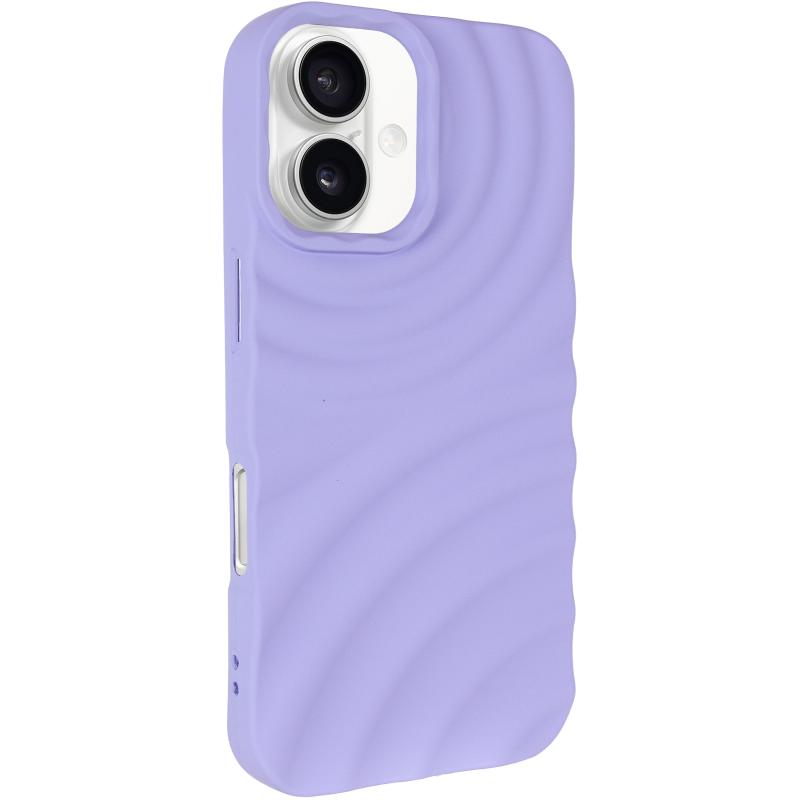 Защитный чехол TPU MonoWave для Apple iPhone 16 (6.1) | 3D волны на картинке №1