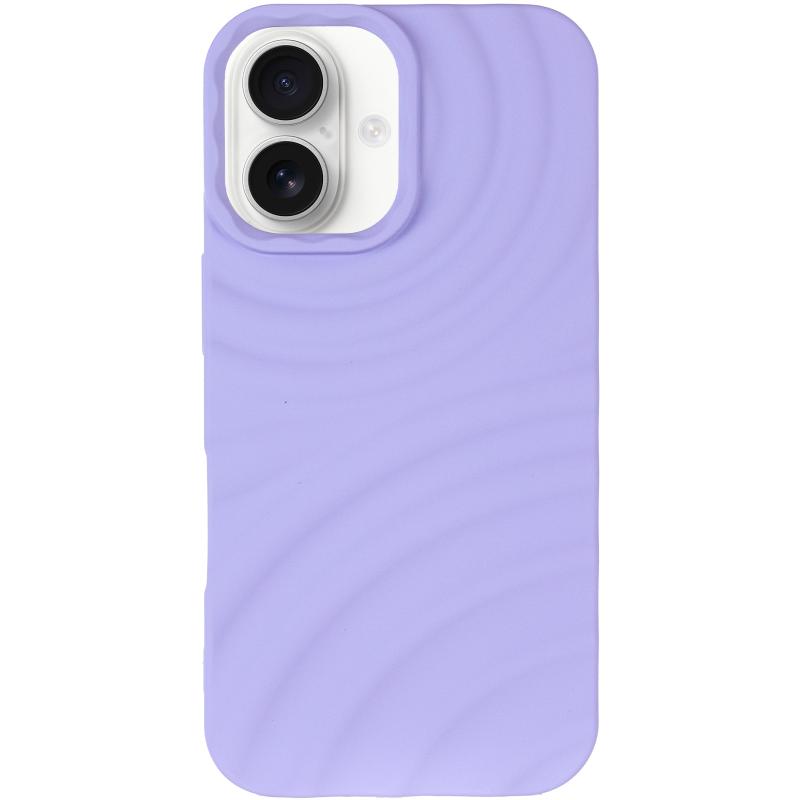 Защитный чехол TPU MonoWave для Apple iPhone 16 (6.1) | 3D волны на картинке №2