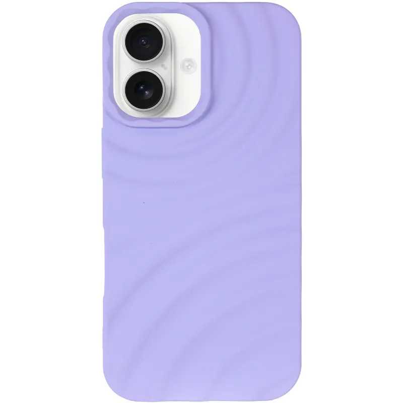 Чехол TPU MonoWave для Apple iPhone 16 (6.1"), Light Blue 1, TPU, купить оптом с доставкой