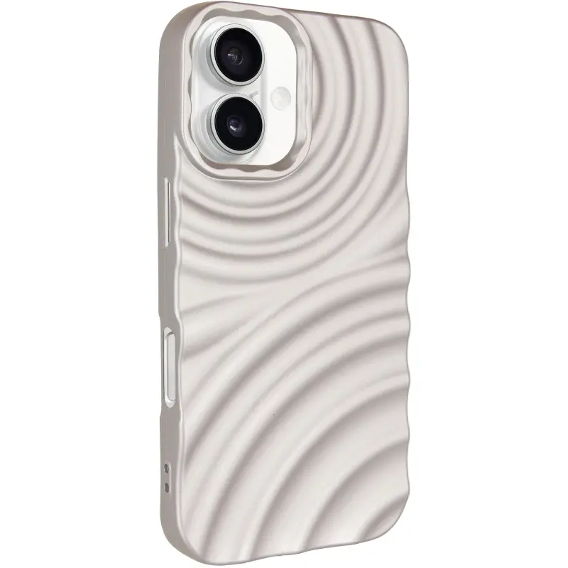 Чехол TPU MonoWave для Apple iPhone 16 (6.1"), Light Gray, TPU, купить оптом с доставкой