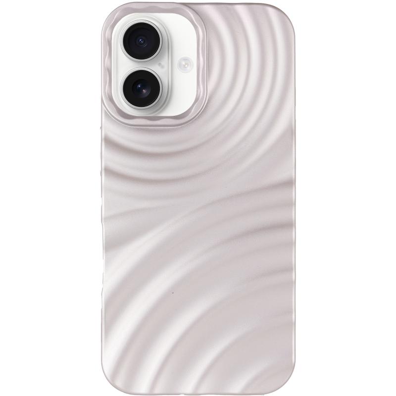 Защитный чехол TPU MonoWave для Apple iPhone 16 (6.1) | 3D волны на картинке №2