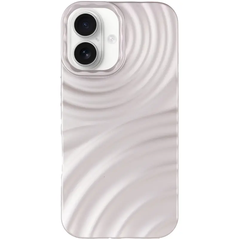 Чехол TPU MonoWave для Apple iPhone 16 (6.1"), Light Gray 1, TPU, купить оптом с доставкой