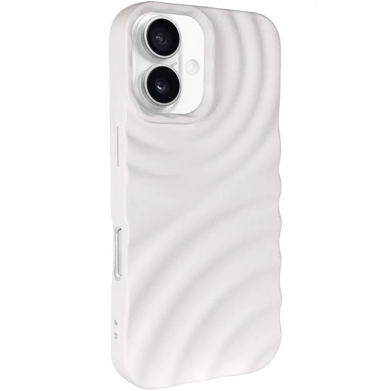 Чехол TPU MonoWave для Apple iPhone 16 (6.1"), White, TPU, купить оптом с доставкой