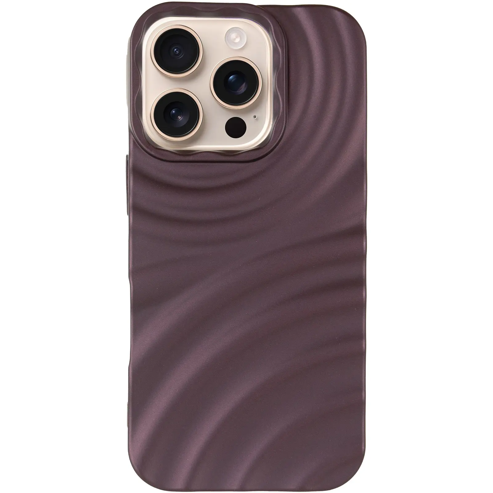 Чехол TPU MonoWave для Apple iPhone 16 Pro (6.3"), Brown 1, TPU, купить оптом с доставкой