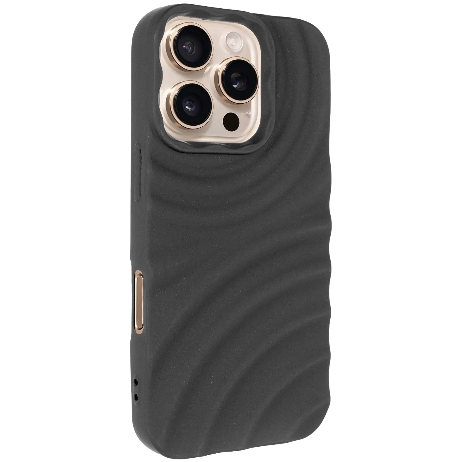 Чехол TPU MonoWave для Apple iPhone 16 Pro Max (6.9"), Black, TPU, купить оптом с доставкой