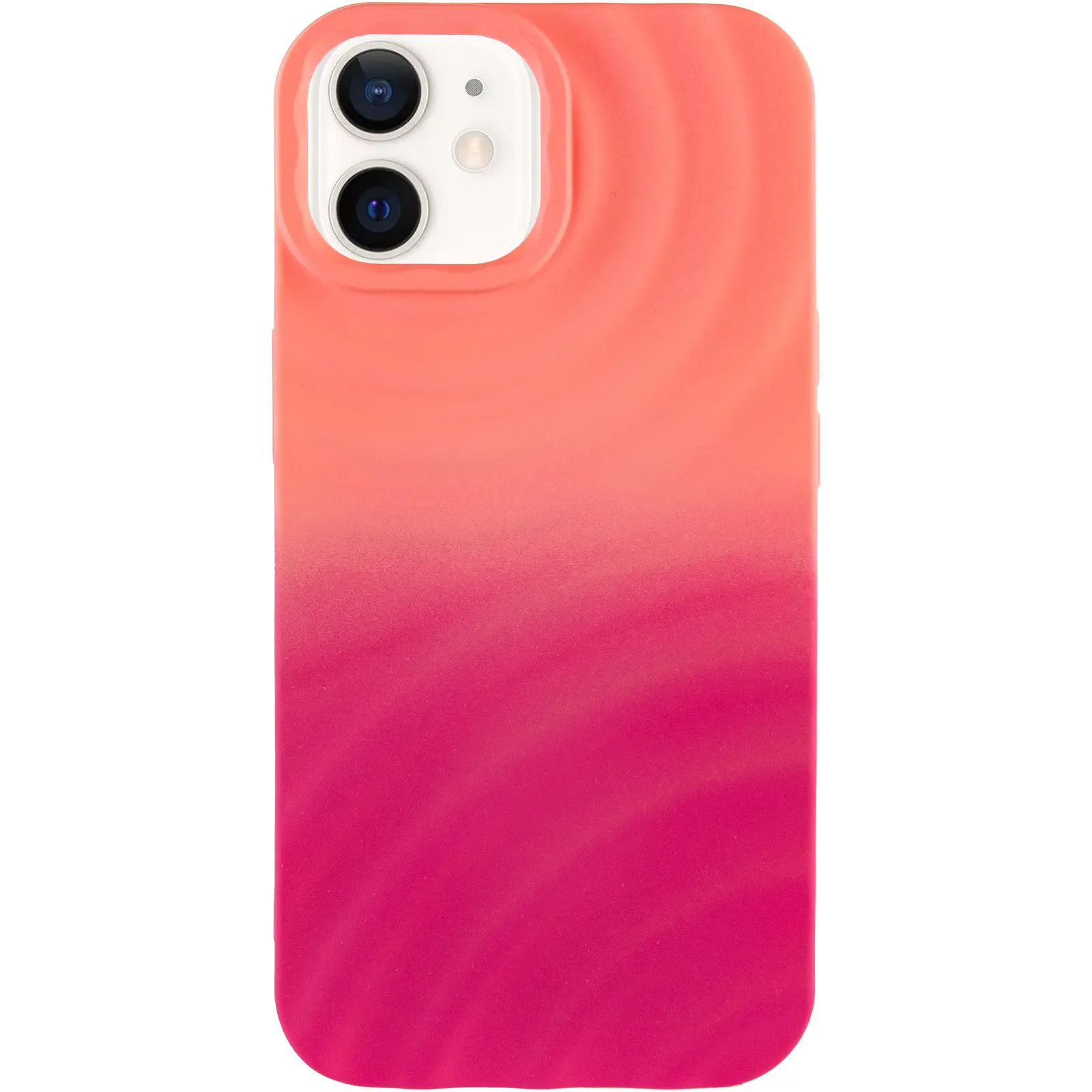 Чехол TPU ColorWave для Apple iPhone 11 (6.1"), Peach / Pink 1, Силикон, купить оптом с доставкой