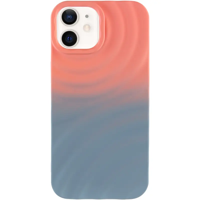 Чехол TPU ColorWave для Apple iPhone 11 (6.1"), Peach / Sky 1, Силикон, купить оптом с доставкой