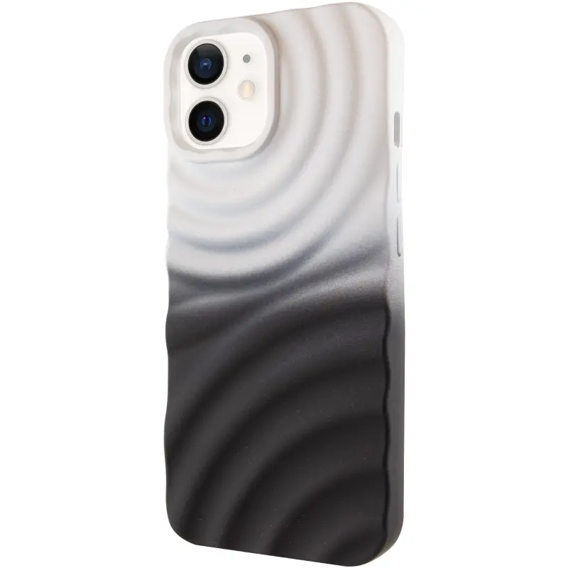 Чехол TPU ColorWave для Apple iPhone 11 (6.1"), White / Black, Силикон, купить оптом с доставкой
