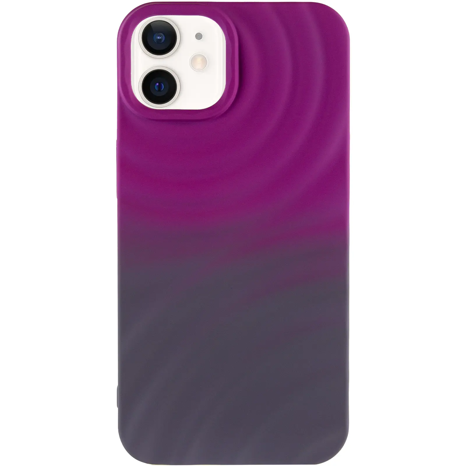 Чехол TPU ColorWave для Apple iPhone 12 Pro / 12 (6.1"), Purple / Gray 1, Силикон, купить оптом с доставкой