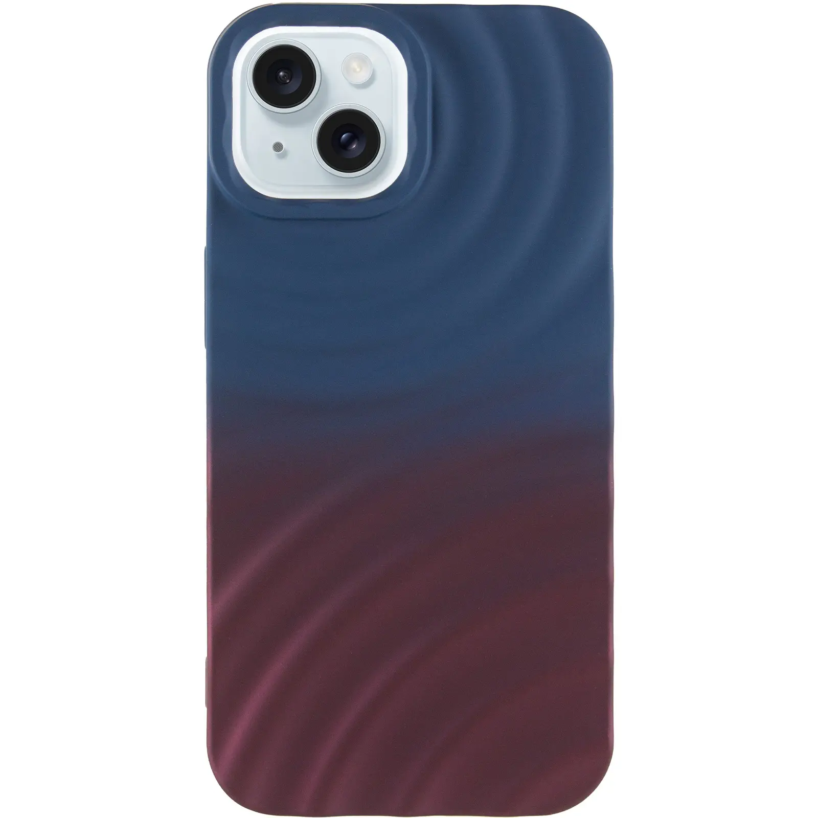 Чохол TPU ColorWave для Apple iPhone 13 / 14 (6.1"), Navy Blue / Plum 1, Силікон, купити оптом з доставкою