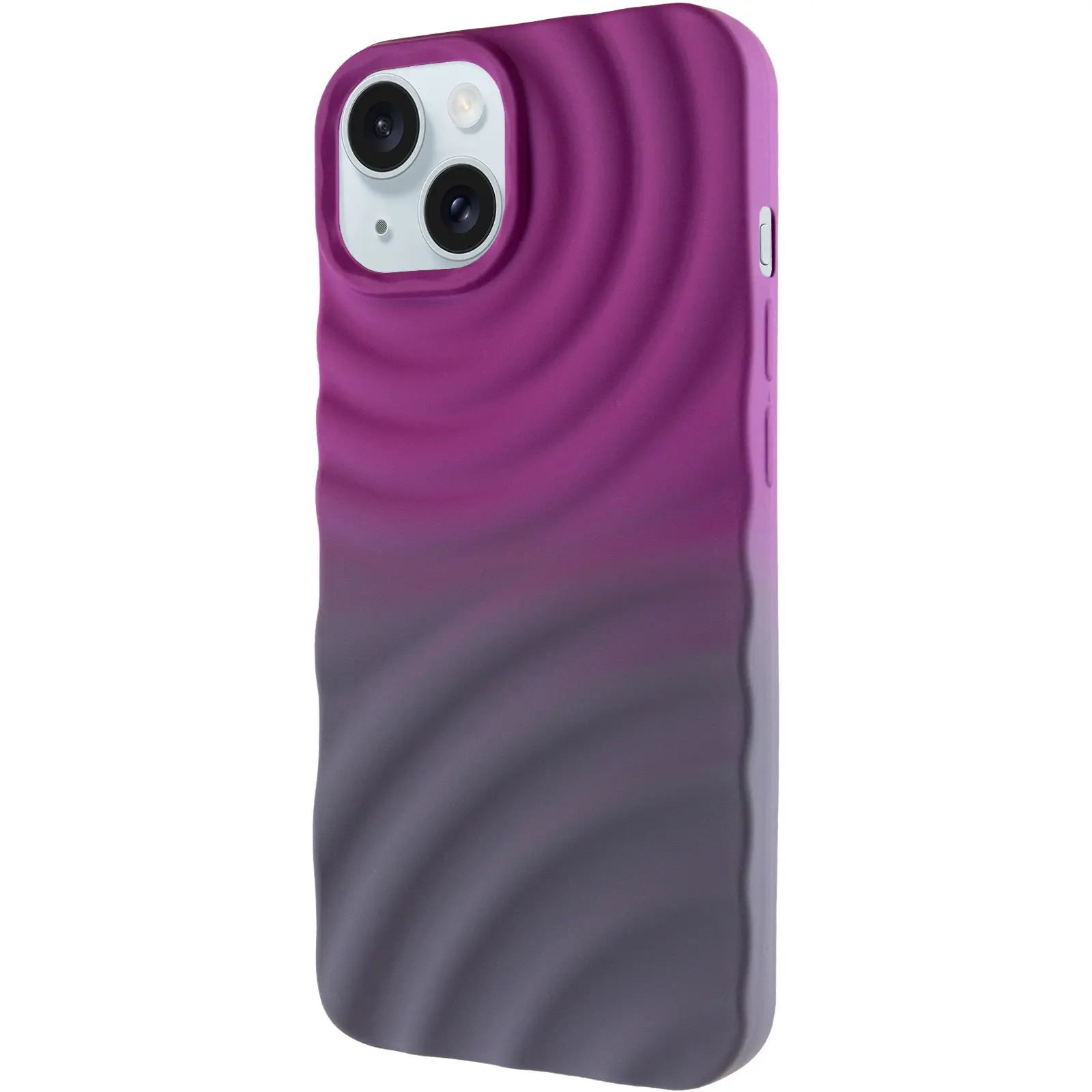 Чохол TPU ColorWave для Apple iPhone 13 / 14 (6.1"), Purple / Gray, Силікон, купити оптом з доставкою