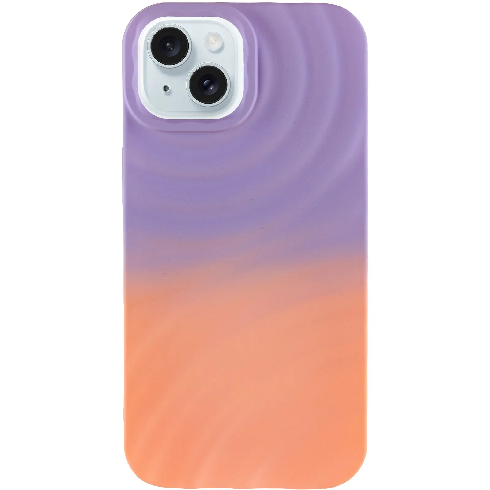 Чехол TPU ColorWave для Apple iPhone 15 (6.1") , Dasheen / Peach 1, Силикон, купить оптом с доставкой
