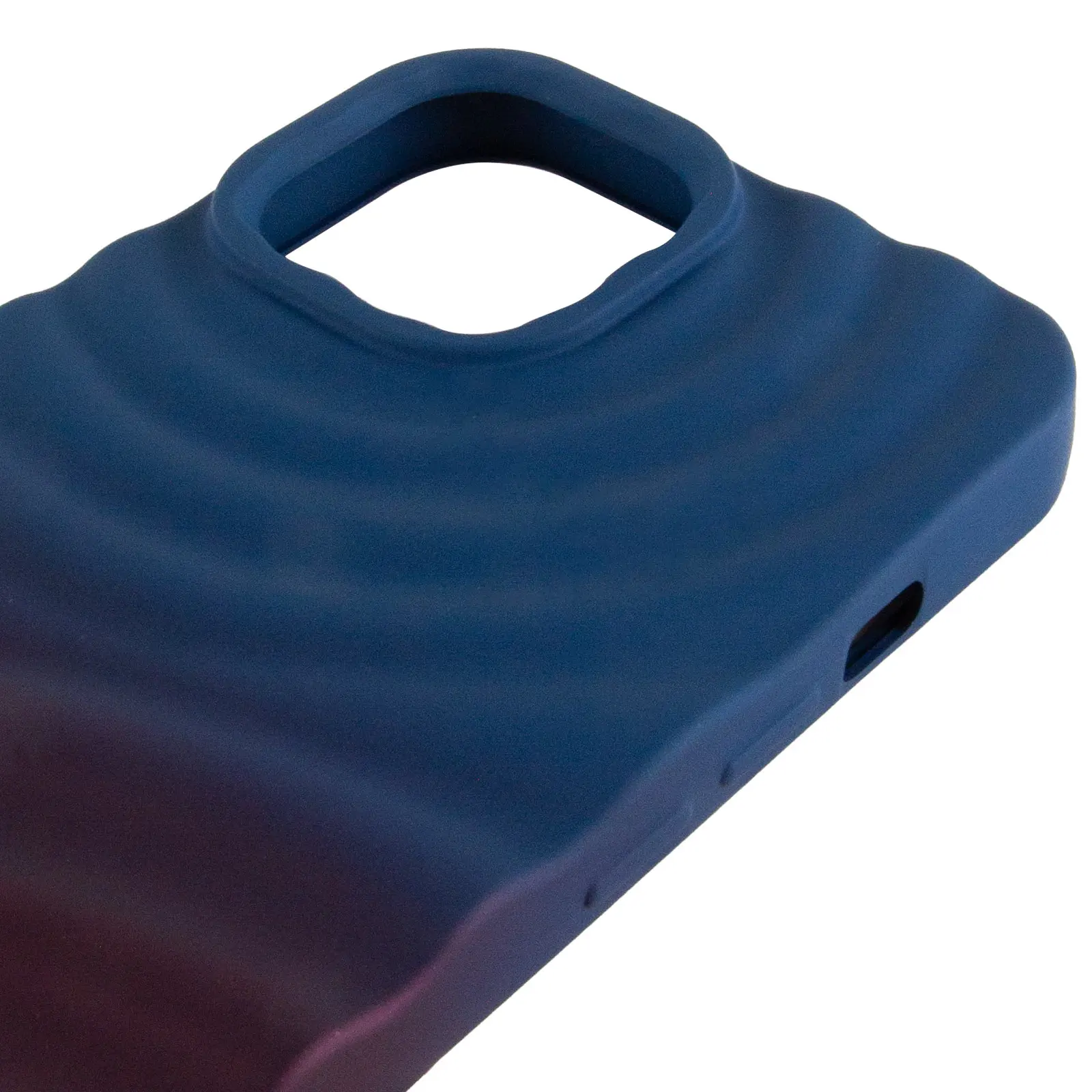 Чехол TPU ColorWave для Apple iPhone 15 (6.1") , Navy Blue / Plum 3, Силикон, купить оптом с доставкой