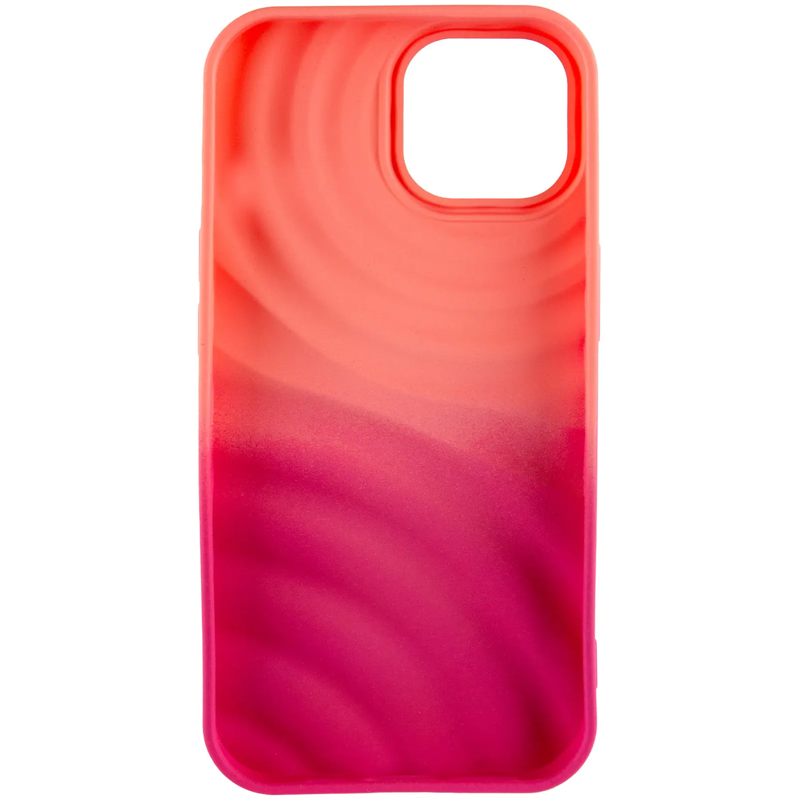 Чехол TPU ColorWave для Apple iPhone 15 (6.1") , Peach / Pink 2, Силикон, купить оптом с доставкой