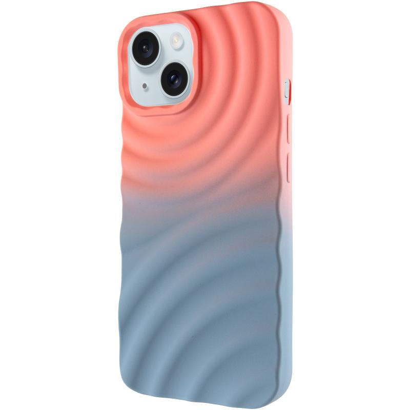 Защитный чехол TPU ColorWave для Apple iPhone 15 (6.1) | Цветные волны на картинке №1