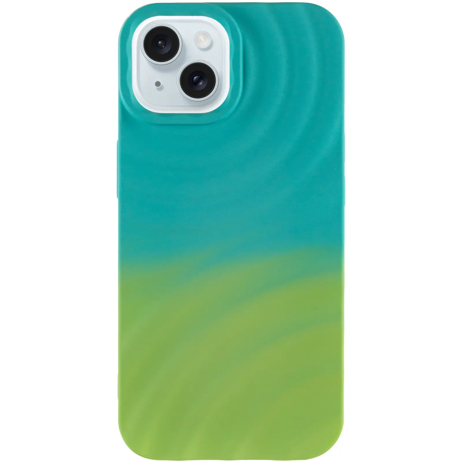 Чехол TPU ColorWave для Apple iPhone 15 (6.1") , Marine Green / Mint 1, Силикон, купить оптом с доставкой