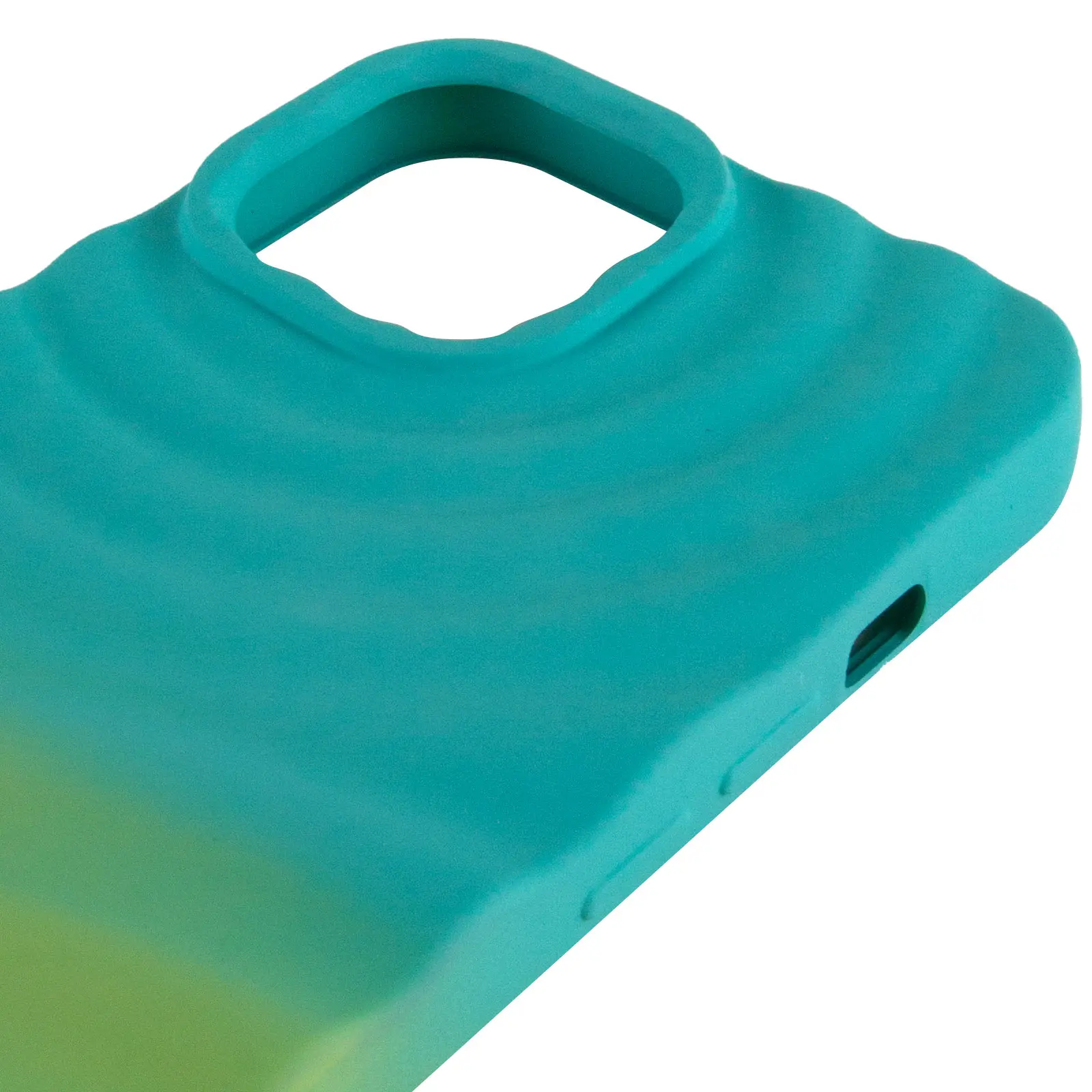 Чехол TPU ColorWave для Apple iPhone 15 (6.1") , Marine Green / Mint 3, Силикон, купить оптом с доставкой