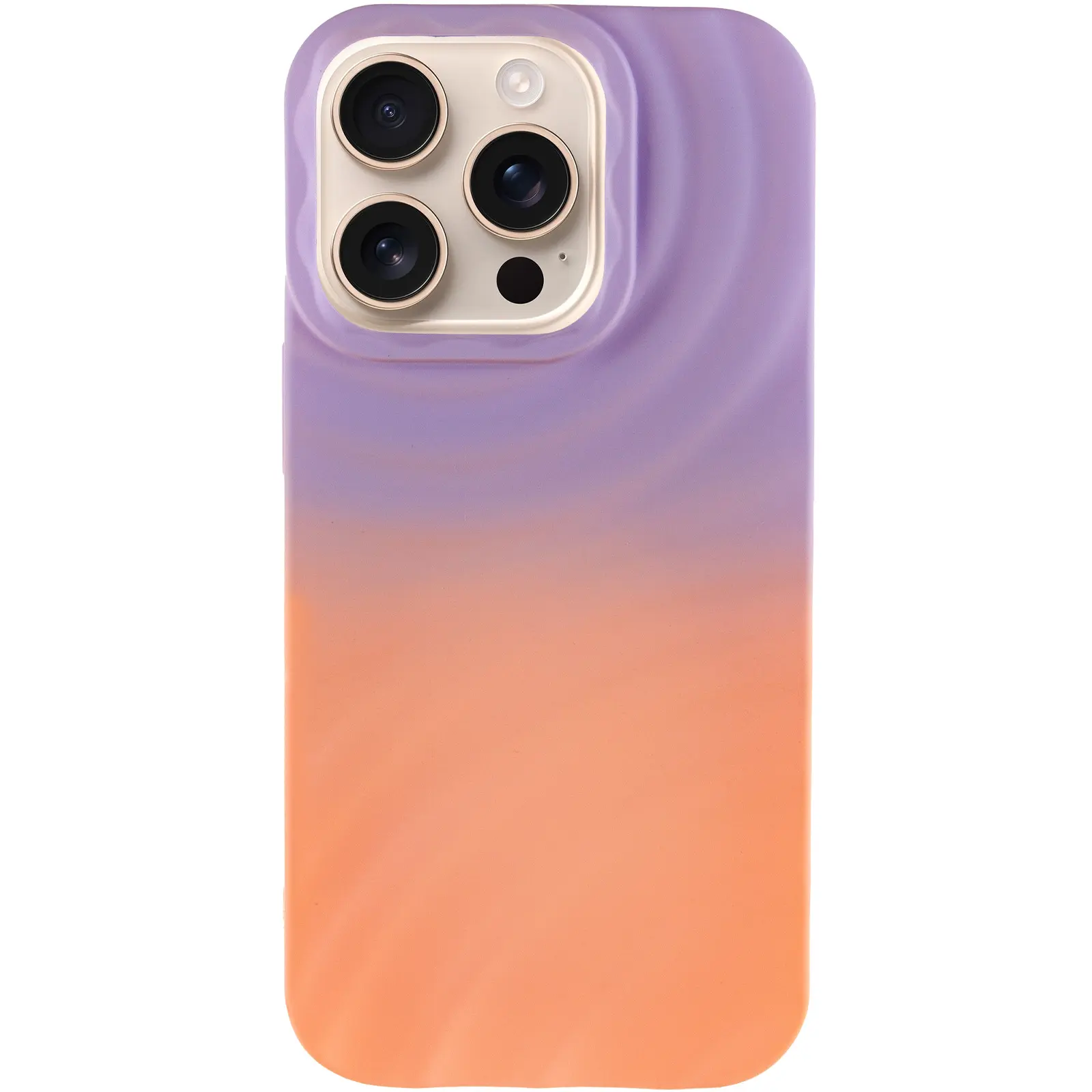Чехол TPU ColorWave для Apple iPhone 15 Pro Max (6.7"), Dasheen / Peach 1, Силикон, купить оптом с доставкой