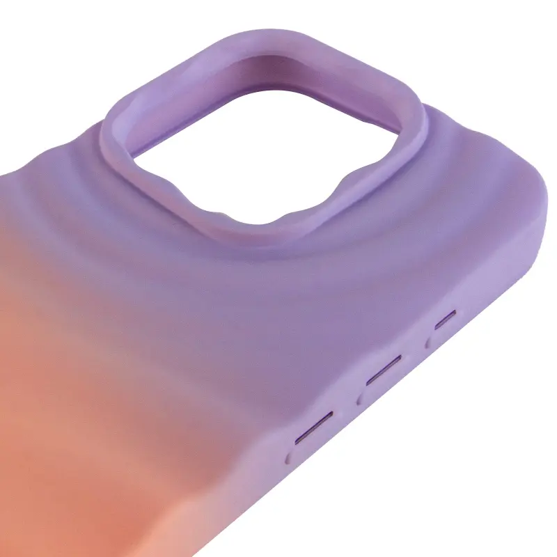 Чехол TPU ColorWave для Apple iPhone 15 Pro Max (6.7"), Dasheen / Peach 3, Силикон, купить оптом с доставкой