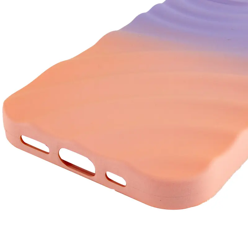 Чехол TPU ColorWave для Apple iPhone 15 Pro Max (6.7"), Dasheen / Peach 4, Силикон, купить оптом с доставкой