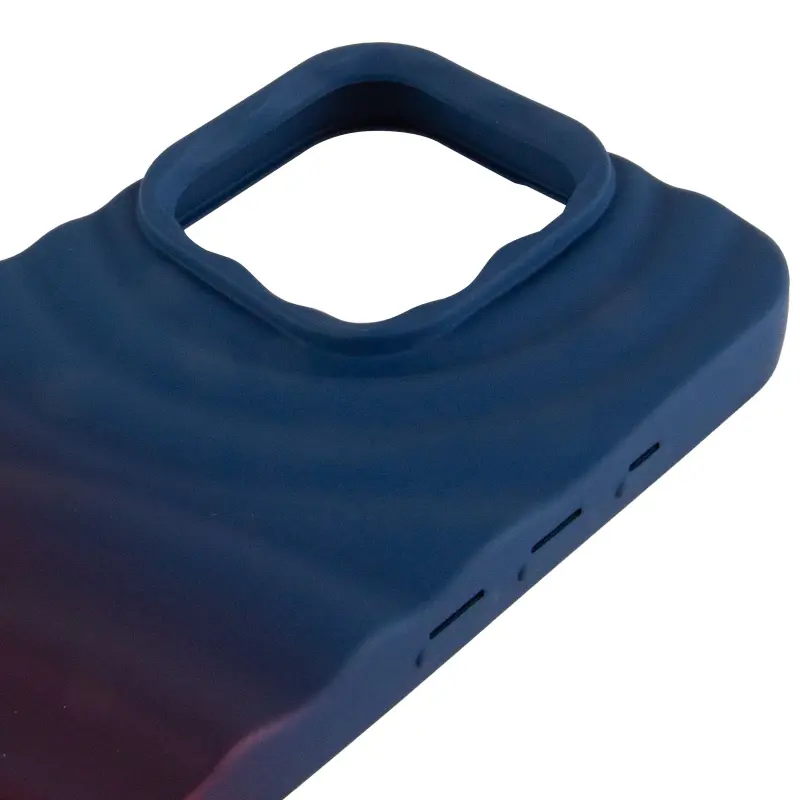 Чехол TPU ColorWave для Apple iPhone 15 Pro Max (6.7"), Navy Blue / Plum 3, Силикон, купить оптом с доставкой