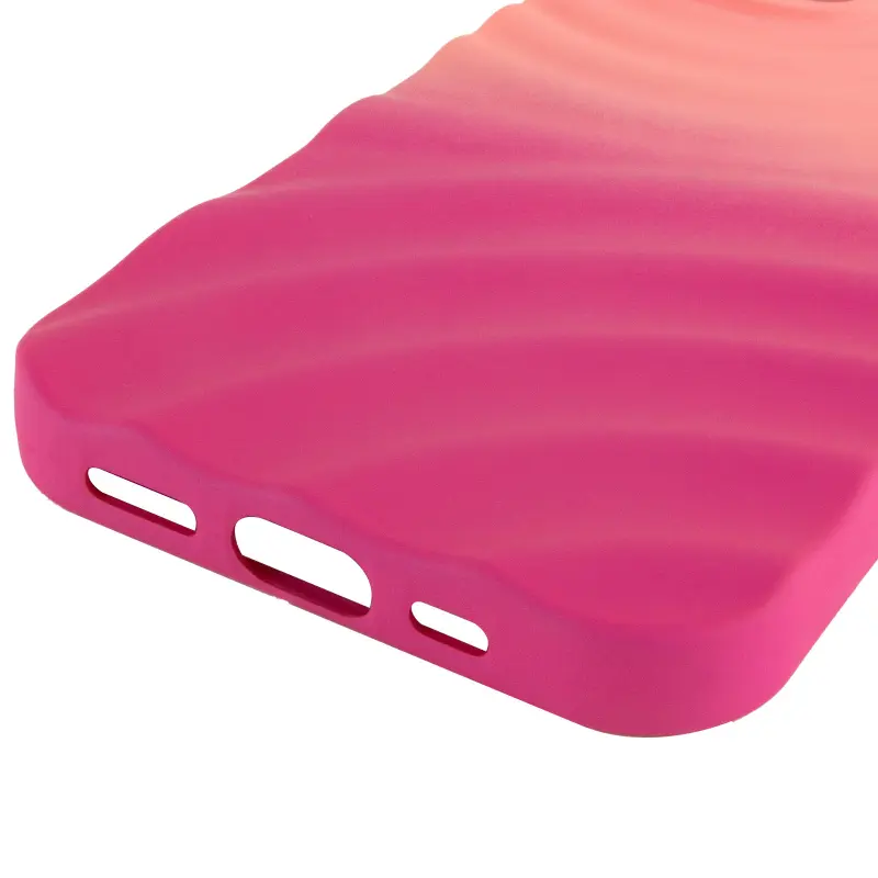 Чехол TPU ColorWave для Apple iPhone 15 Pro Max (6.7"), Peach / Pink 4, Силикон, купить оптом с доставкой