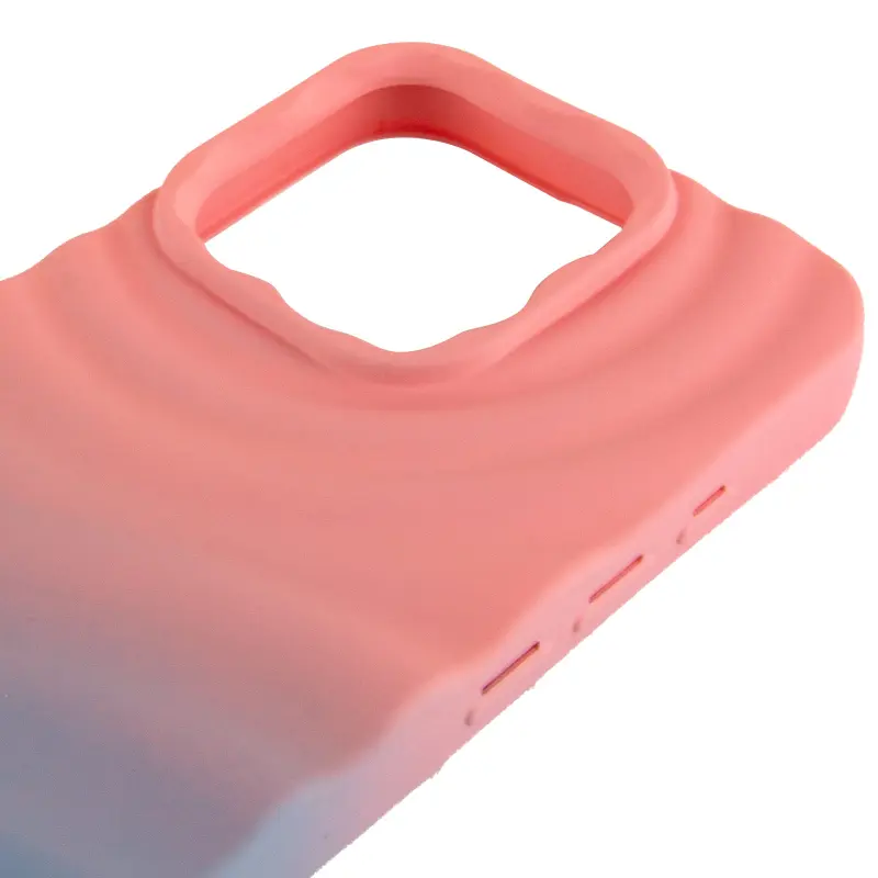Чехол TPU ColorWave для Apple iPhone 15 Pro Max (6.7"), Peach / Sky 3, Силикон, купить оптом с доставкой