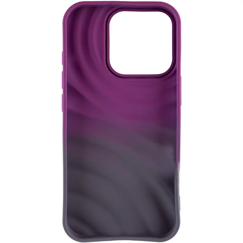 Чехол TPU ColorWave для Apple iPhone 15 Pro Max (6.7"), Purple / Gray 2, Силикон, купить оптом с доставкой