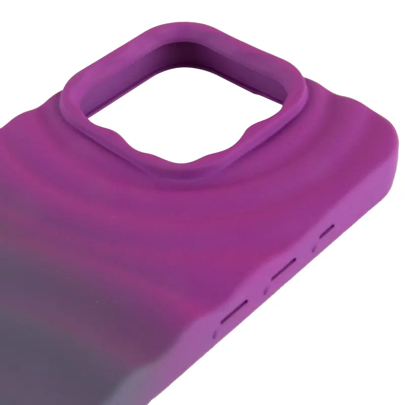 Чехол TPU ColorWave для Apple iPhone 15 Pro Max (6.7"), Purple / Gray 3, Силикон, купить оптом с доставкой