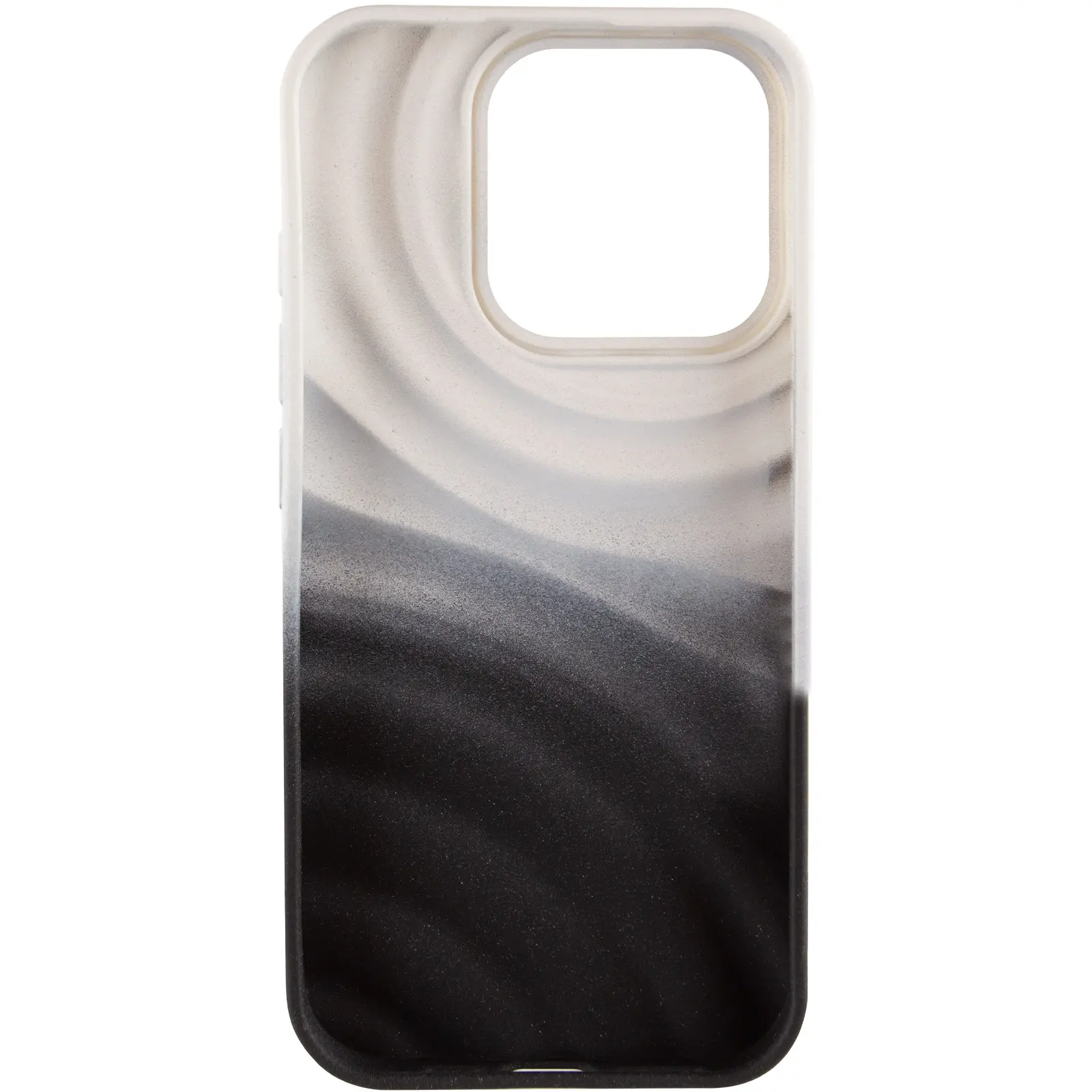 Чехол TPU ColorWave для Apple iPhone 15 Pro Max (6.7"), White / Black 2, Силикон, купить оптом с доставкой