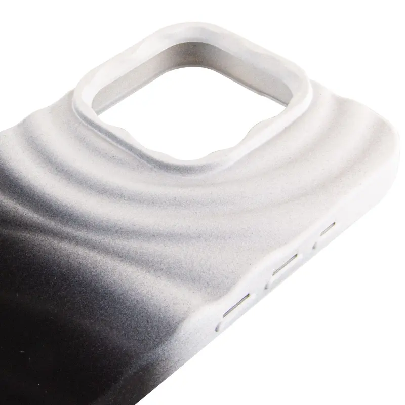 Чехол TPU ColorWave для Apple iPhone 15 Pro Max (6.7"), White / Black 3, Силикон, купить оптом с доставкой