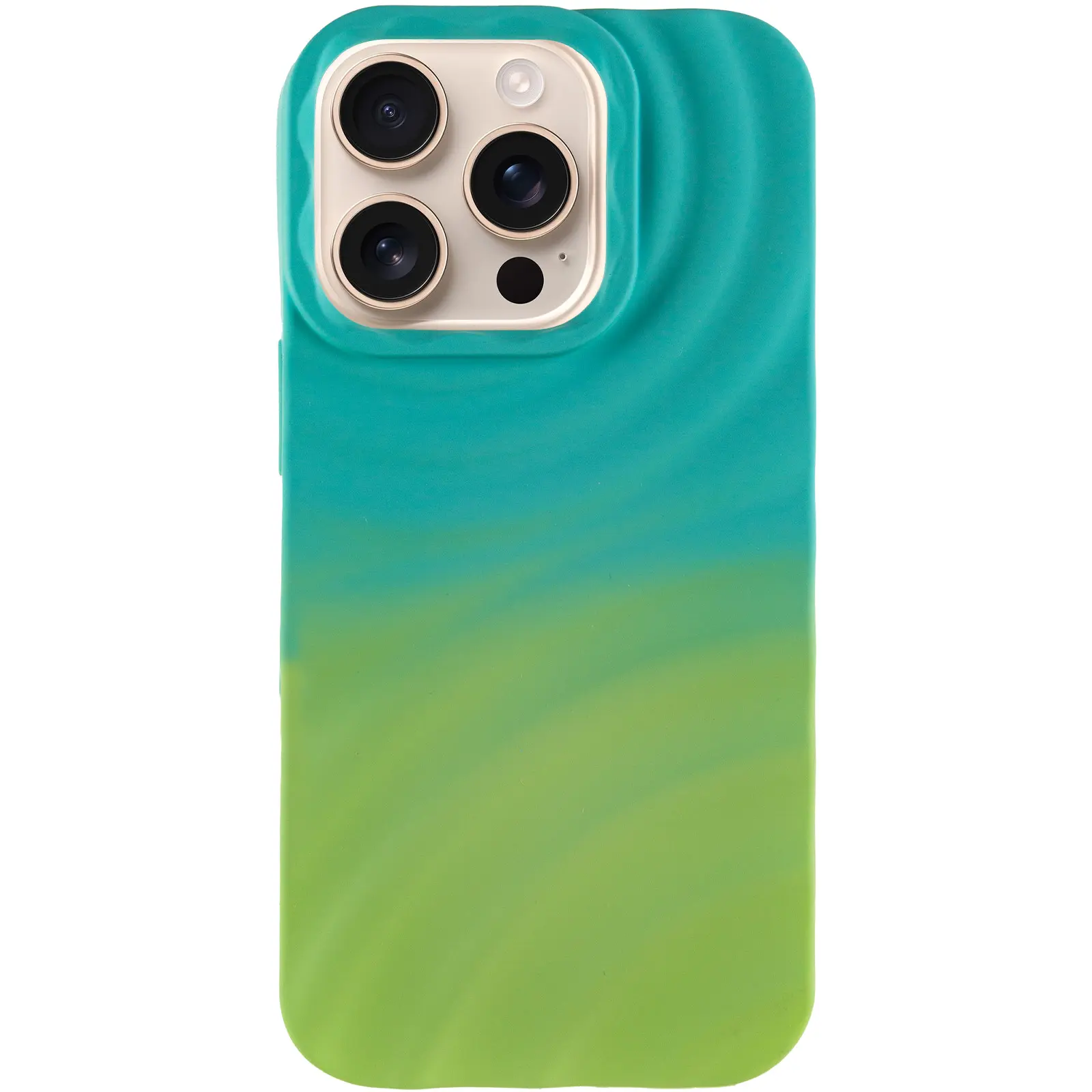 Чехол TPU ColorWave для Apple iPhone 15 Pro Max (6.7"), Marine Green / Mint 1, Силикон, купить оптом с доставкой