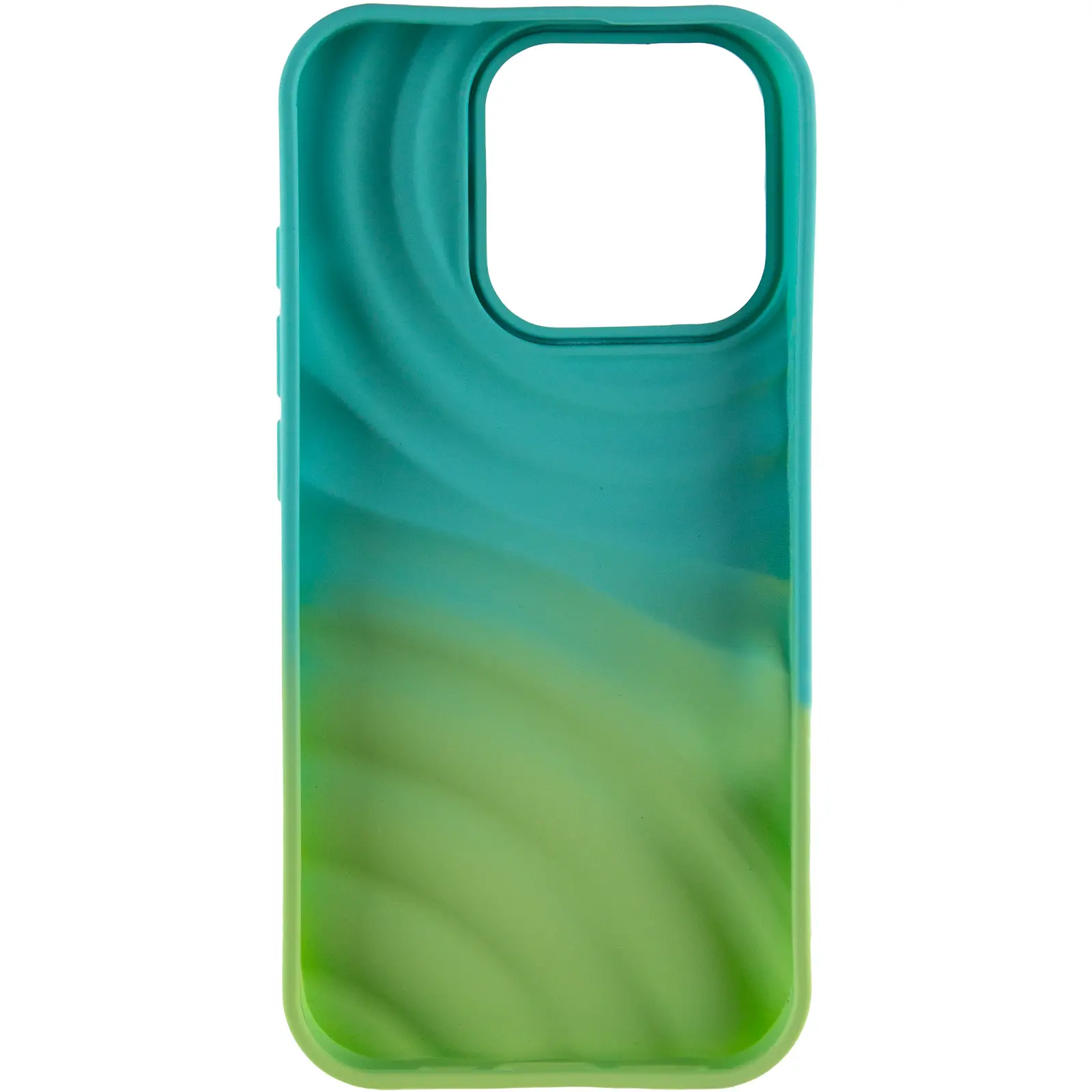 Чехол TPU ColorWave для Apple iPhone 15 Pro Max (6.7"), Marine Green / Mint 2, Силикон, купить оптом с доставкой