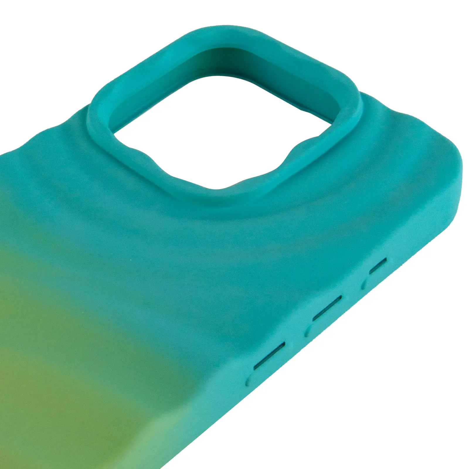 Чехол TPU ColorWave для Apple iPhone 15 Pro Max (6.7"), Marine Green / Mint 3, Силикон, купить оптом с доставкой