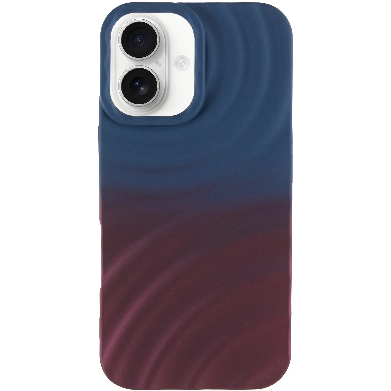 Чохол TPU ColorWave для Apple iPhone 16 (6.1"), Navy Blue / Plum 1, Силікон, купити оптом з доставкою