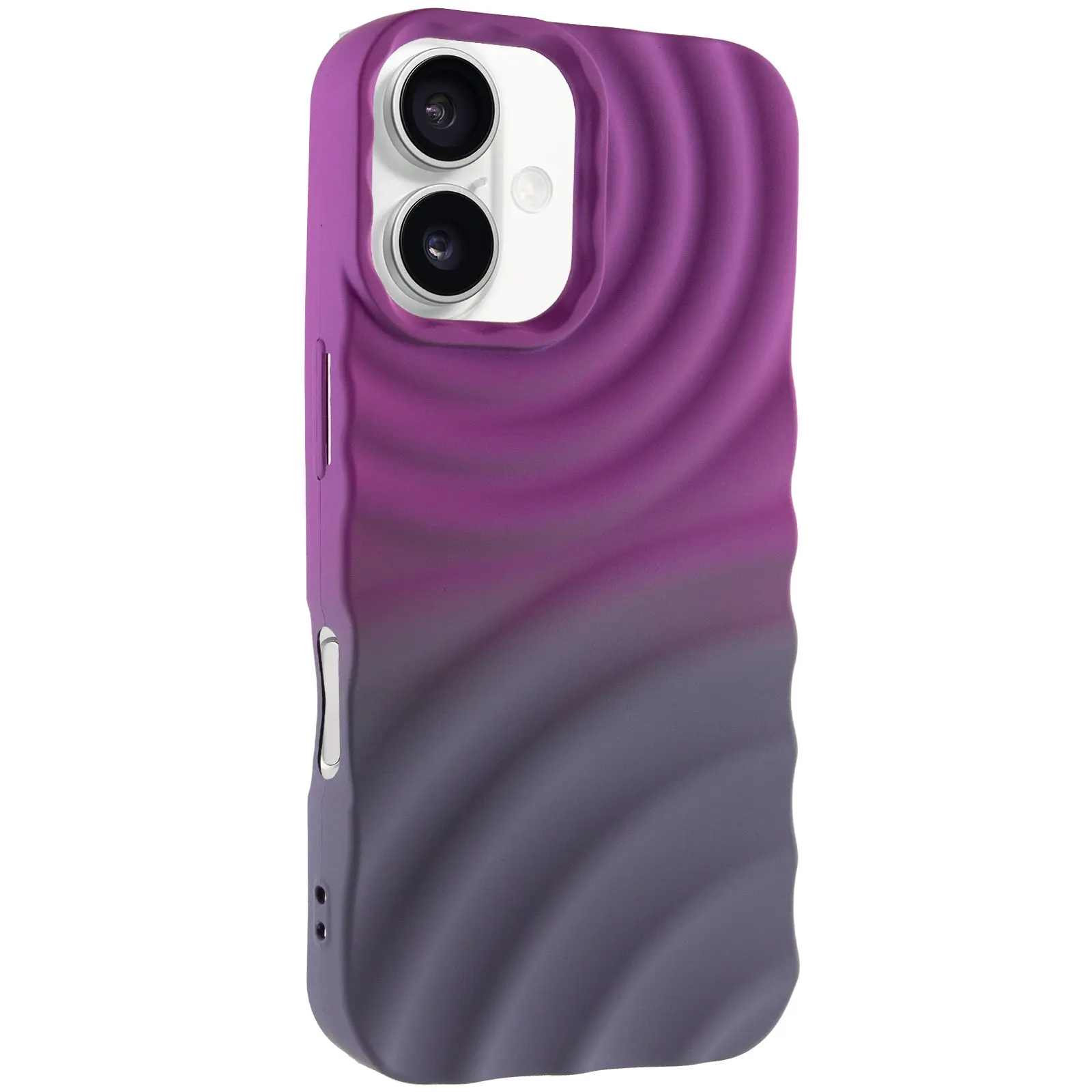 Чохол TPU ColorWave для Apple iPhone 16 (6.1"), Purple / Gray, Силікон, купити оптом з доставкою