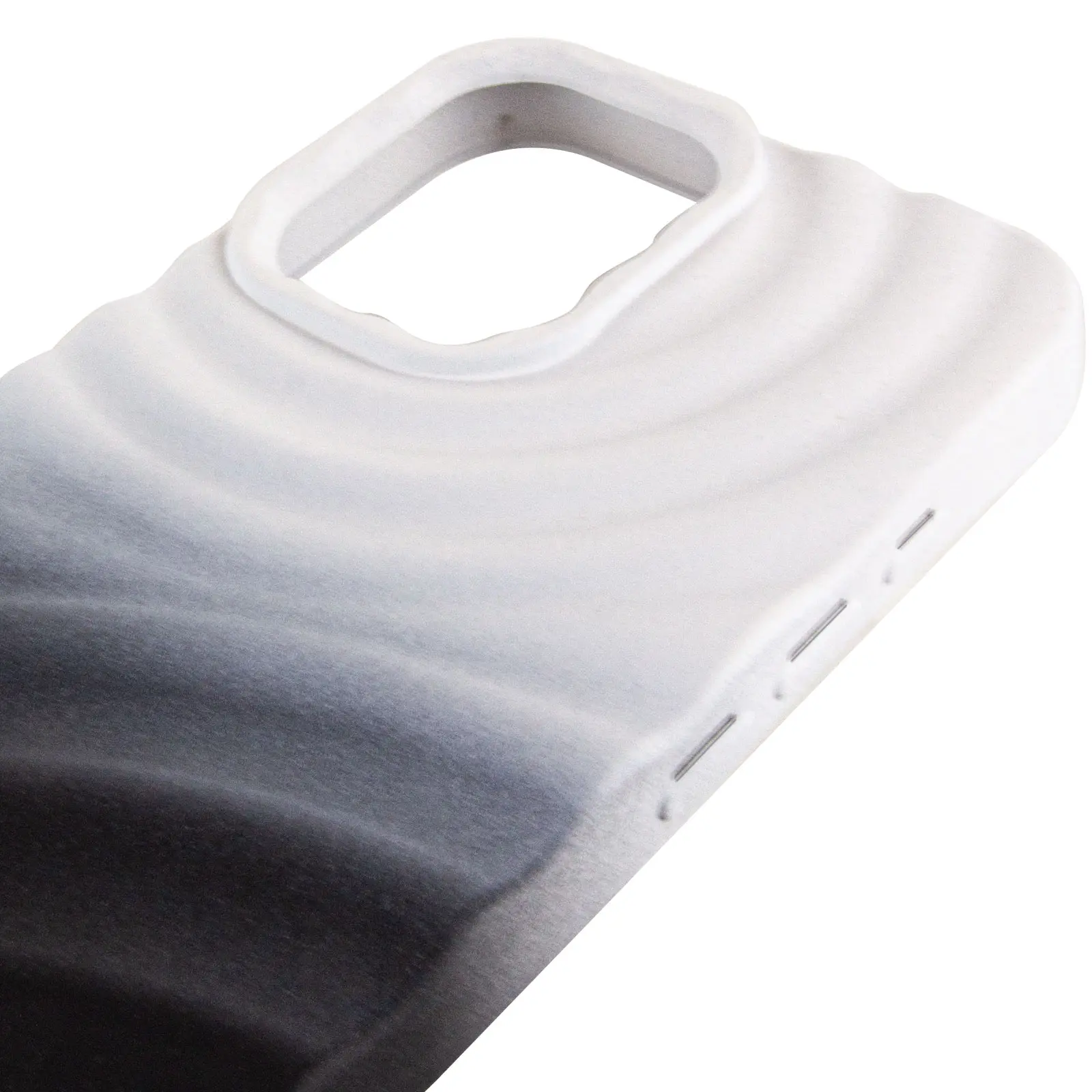 Чохол TPU ColorWave для Apple iPhone 16 (6.1"), White / Black 3, Силікон, купити оптом з доставкою