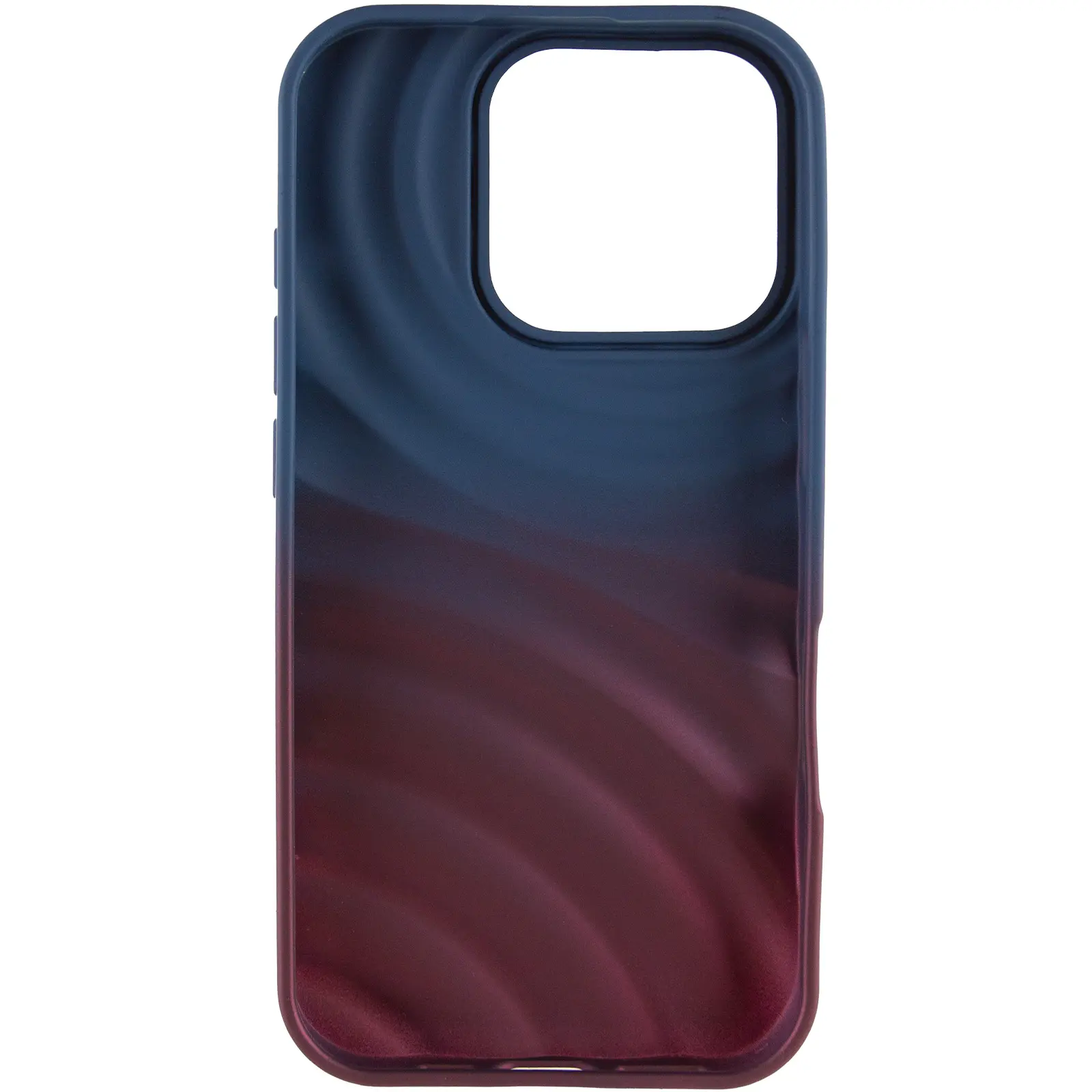 Чехол TPU ColorWave для Apple iPhone 16 Pro (6.3"), Navy Blue / Plum 2, Силикон, купить оптом с доставкой