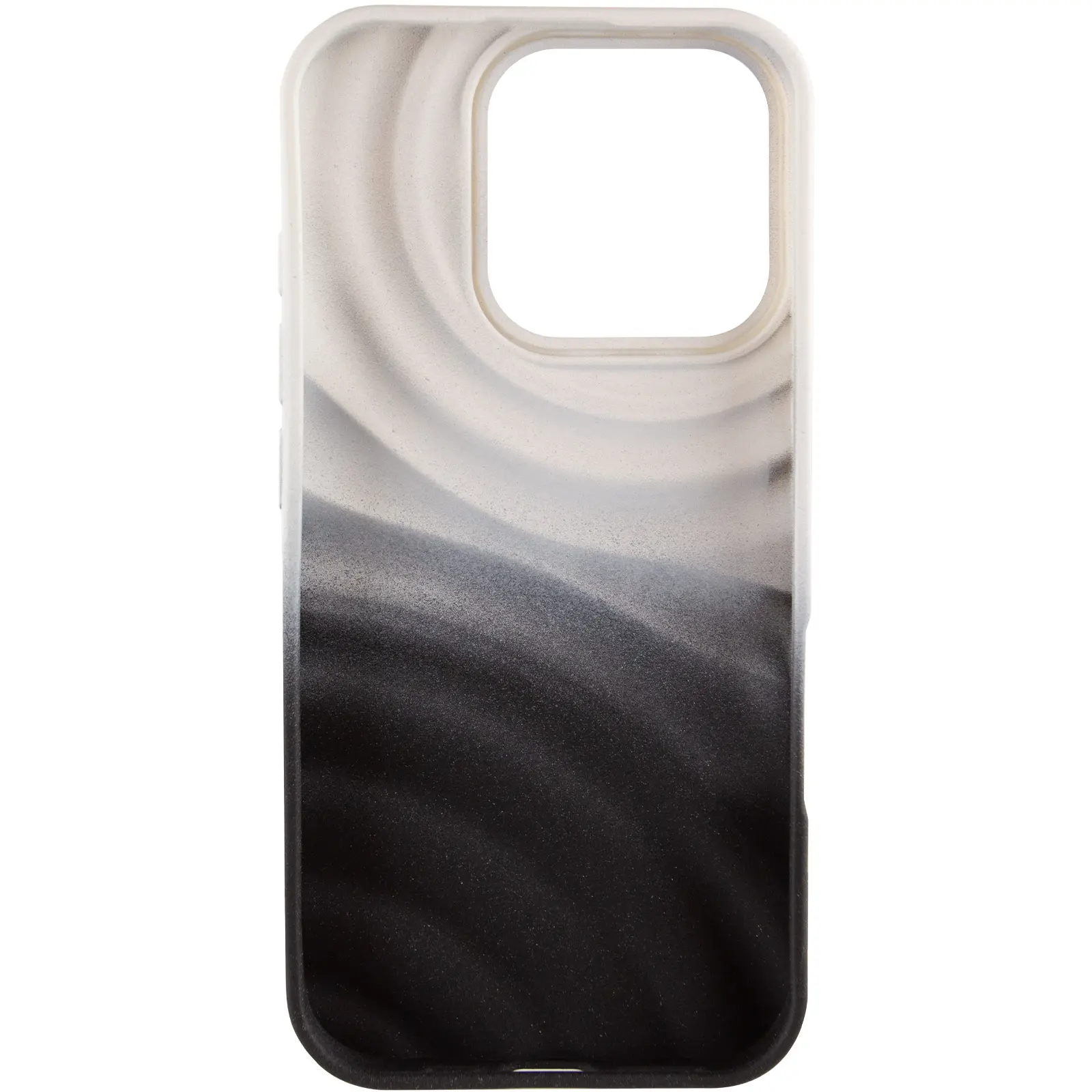 Чехол TPU ColorWave для Apple iPhone 16 Pro (6.3"), White / Black 2, Силикон, купить оптом с доставкой