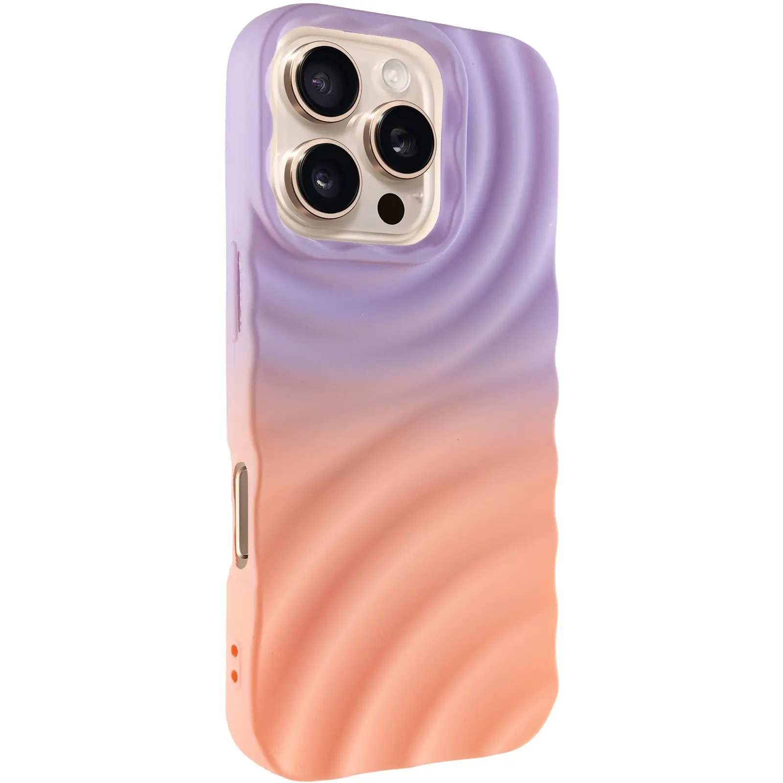 Чохол TPU ColorWave для Apple iPhone 16 Pro Max (6.9"), Dasheen / Peach, Силікон, купити оптом з доставкою