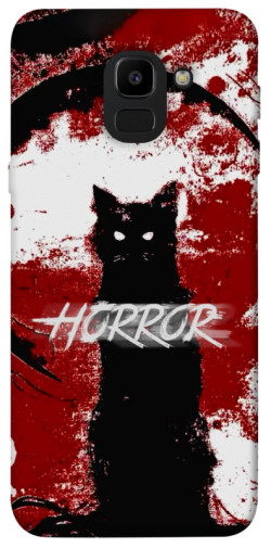 Чехол itsPrint Black cat для Samsung J600F Galaxy J6 (2018)