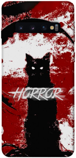 Чехол itsPrint Black cat для Samsung Galaxy S10