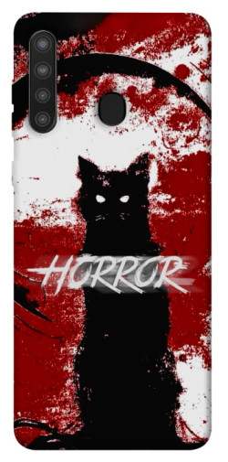 Чехол itsPrint Black cat для Samsung Galaxy A21