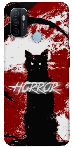 Чохол itsPrint Black cat для Oppo A53 / A32 / A33