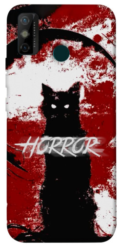 Чохол itsPrint Black cat для TECNO Spark 6 Go