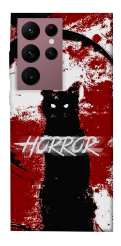 Чохол itsPrint Black cat для Samsung Galaxy S22 Ultra