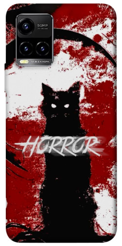 Чохол itsPrint Black cat для Vivo Y21 / Y33s